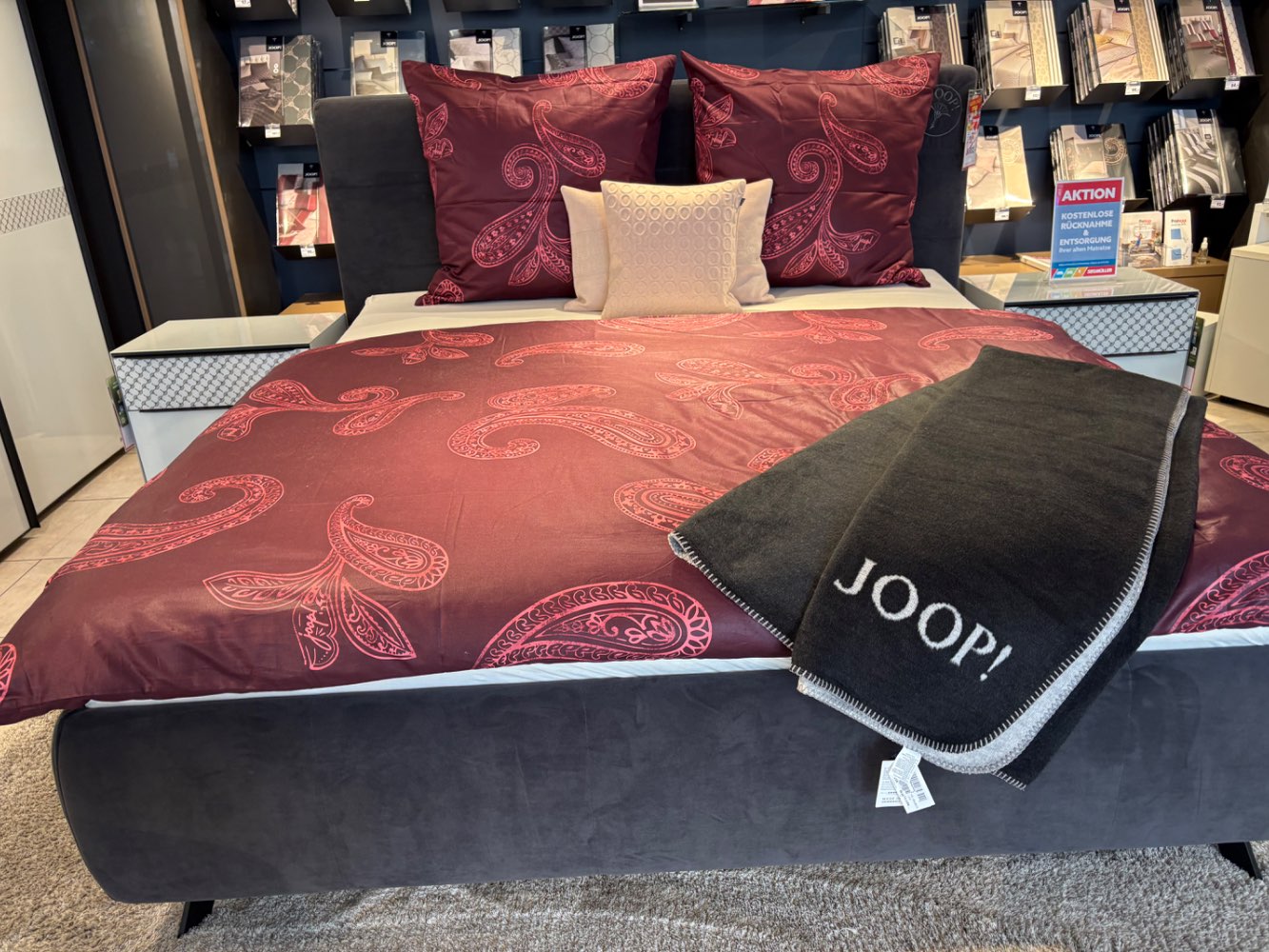 Joop! Polsterbett ca.180x200cm inkl.Matratze und Lattenrost