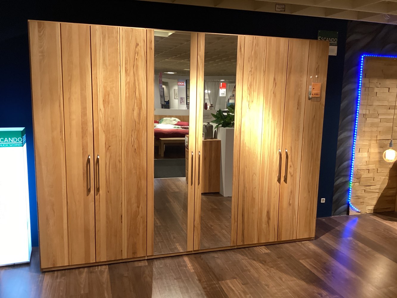 Möbel Drehtürenschrank Decker Incasa Kernbuche Massiv XXXLutz Hir