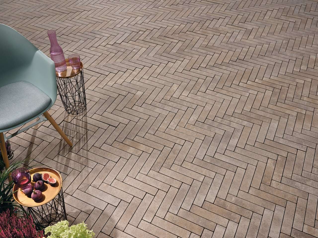 Kann Pflaster Rimero 24x6x7 cm Sienna (2.Wahl)