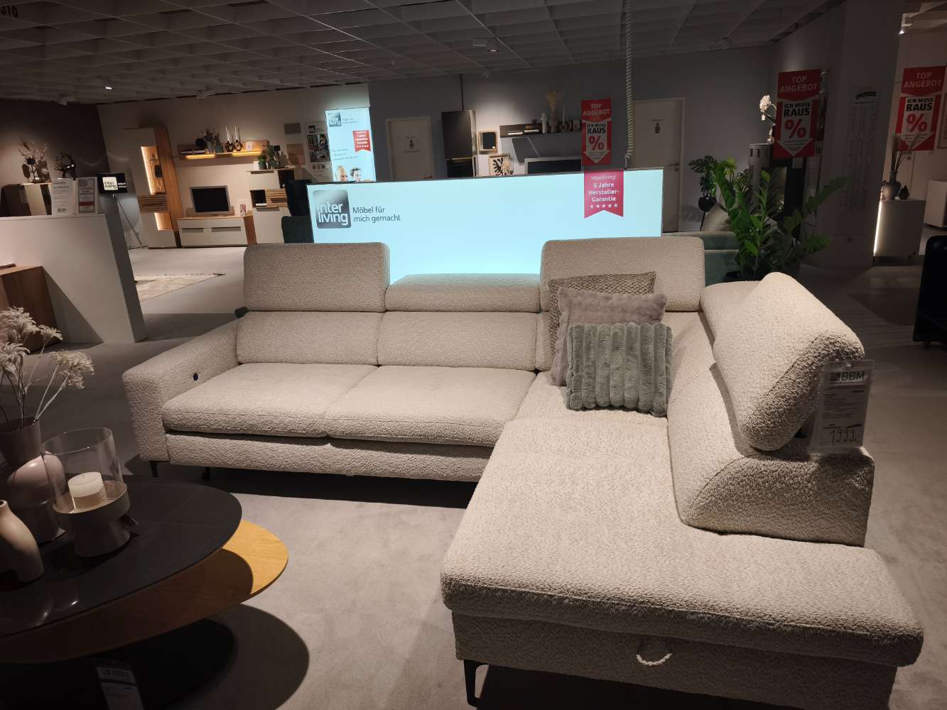 Polstergarnitur mit Funktionen