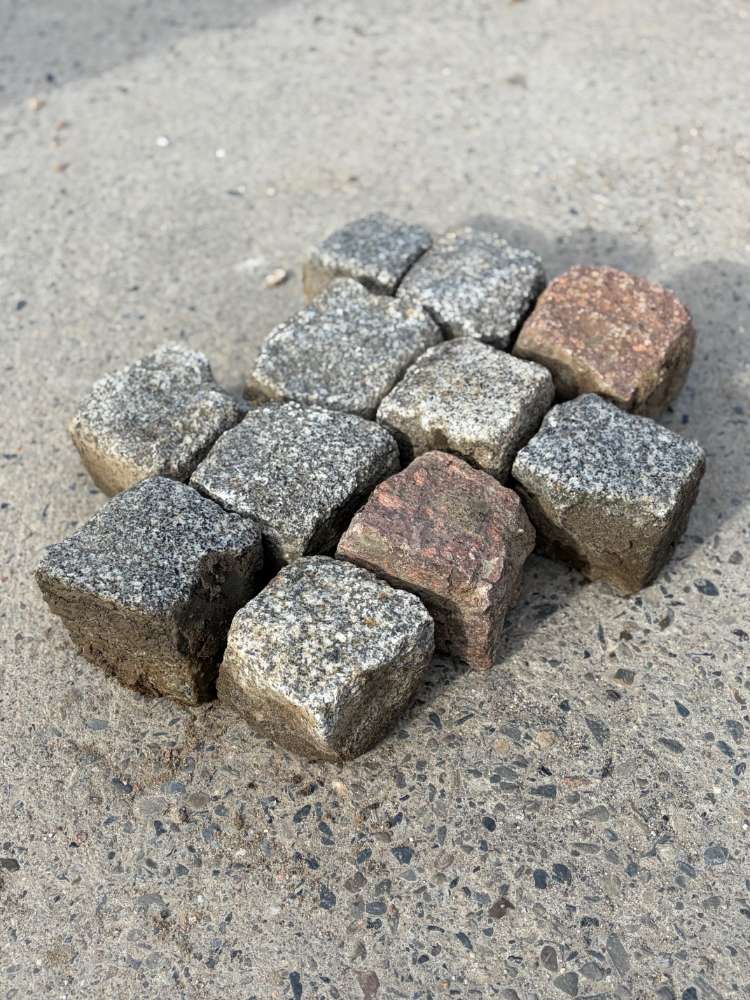 ⭐️ SONDERPOSTEN ⭐️ – Pflastersteine, gebraucht, Granit, 8/11er