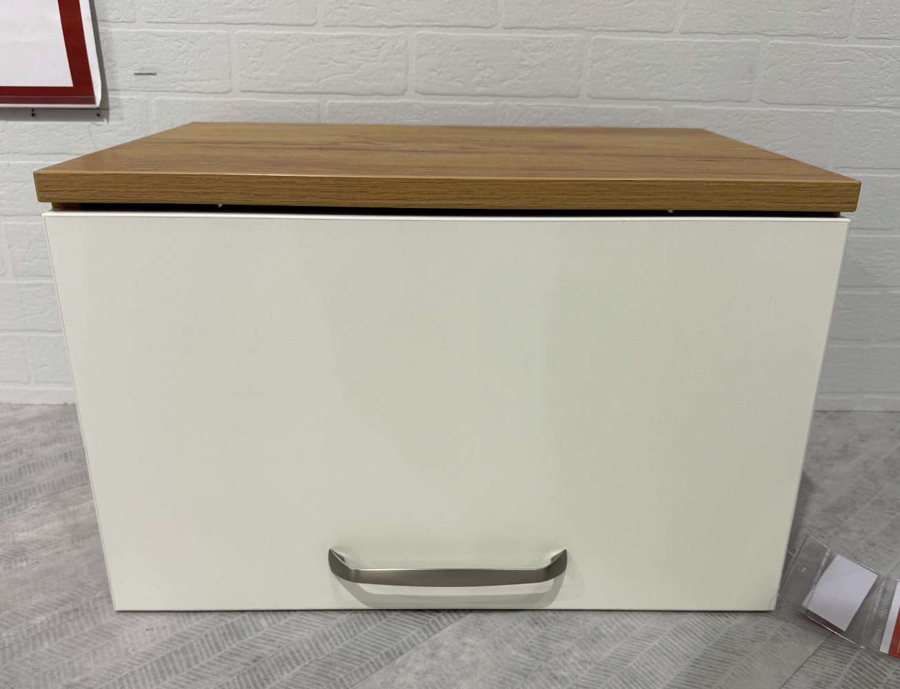 Aufsatzschrank Wildeiche Dekor / Weiß Dekor⚡️Sparpreis⚡️