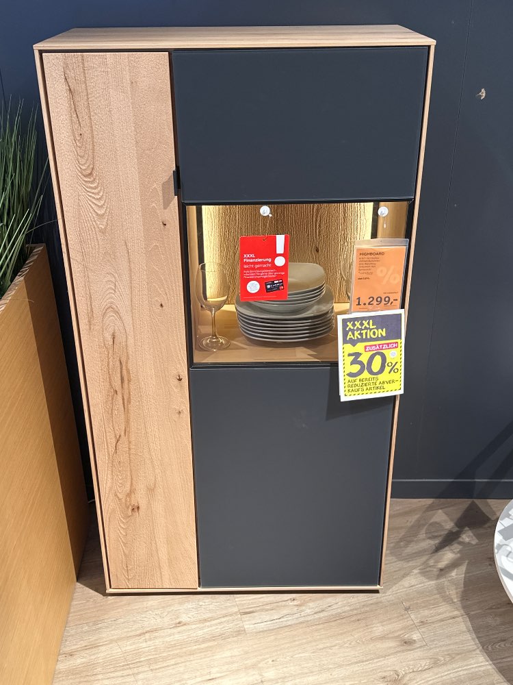 Highboard Lina, Valnatura, Xxxlutz, Möbel