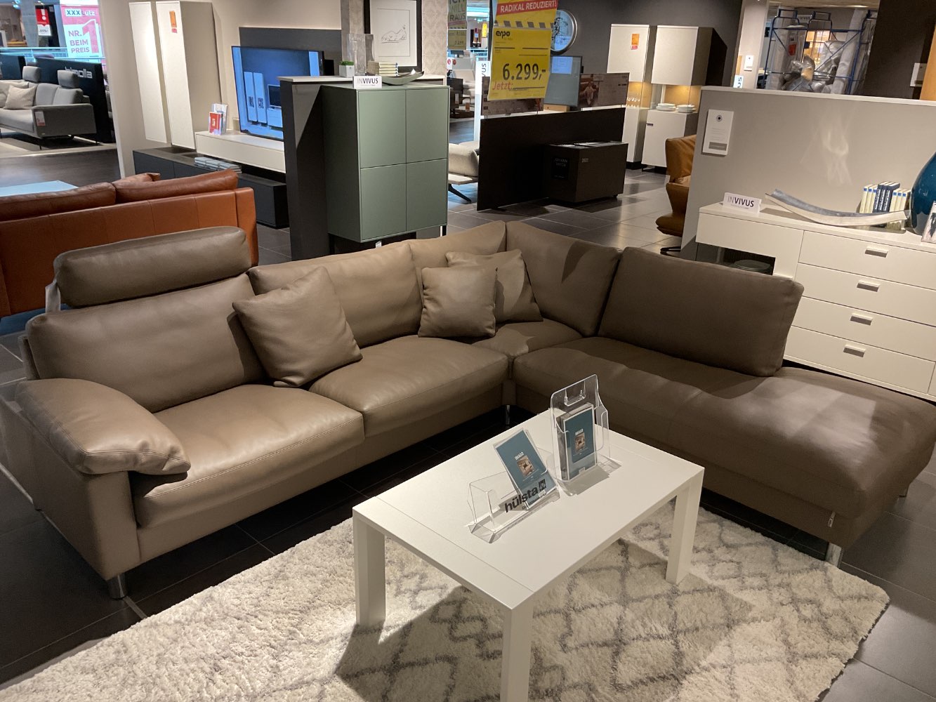 Möbel, Wohnlandschaft, ERPO, Leder Fango, XXXLutz