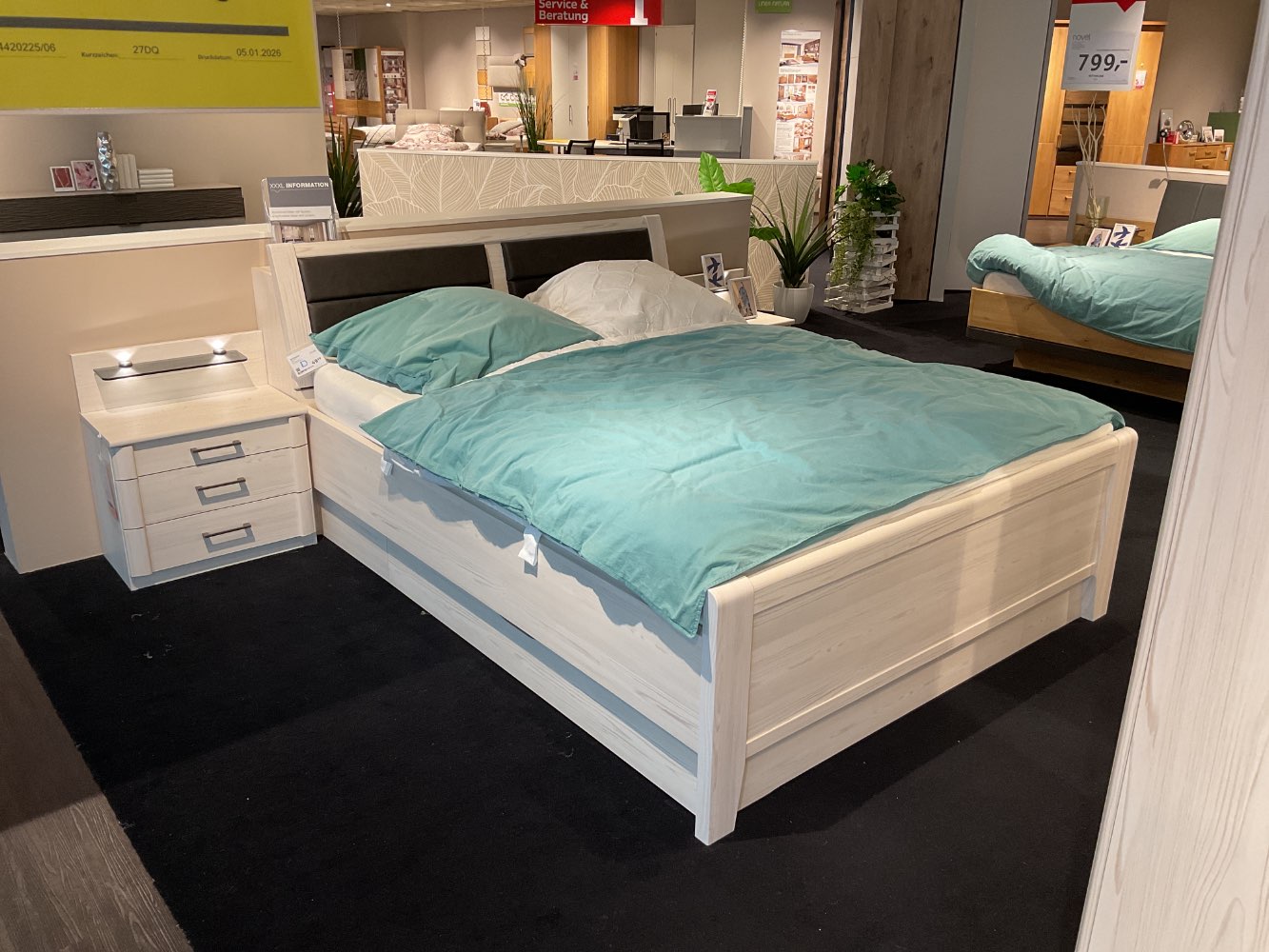 Möbel, komplett Schlafzimmer, Luxor, weiß, XXXLutz