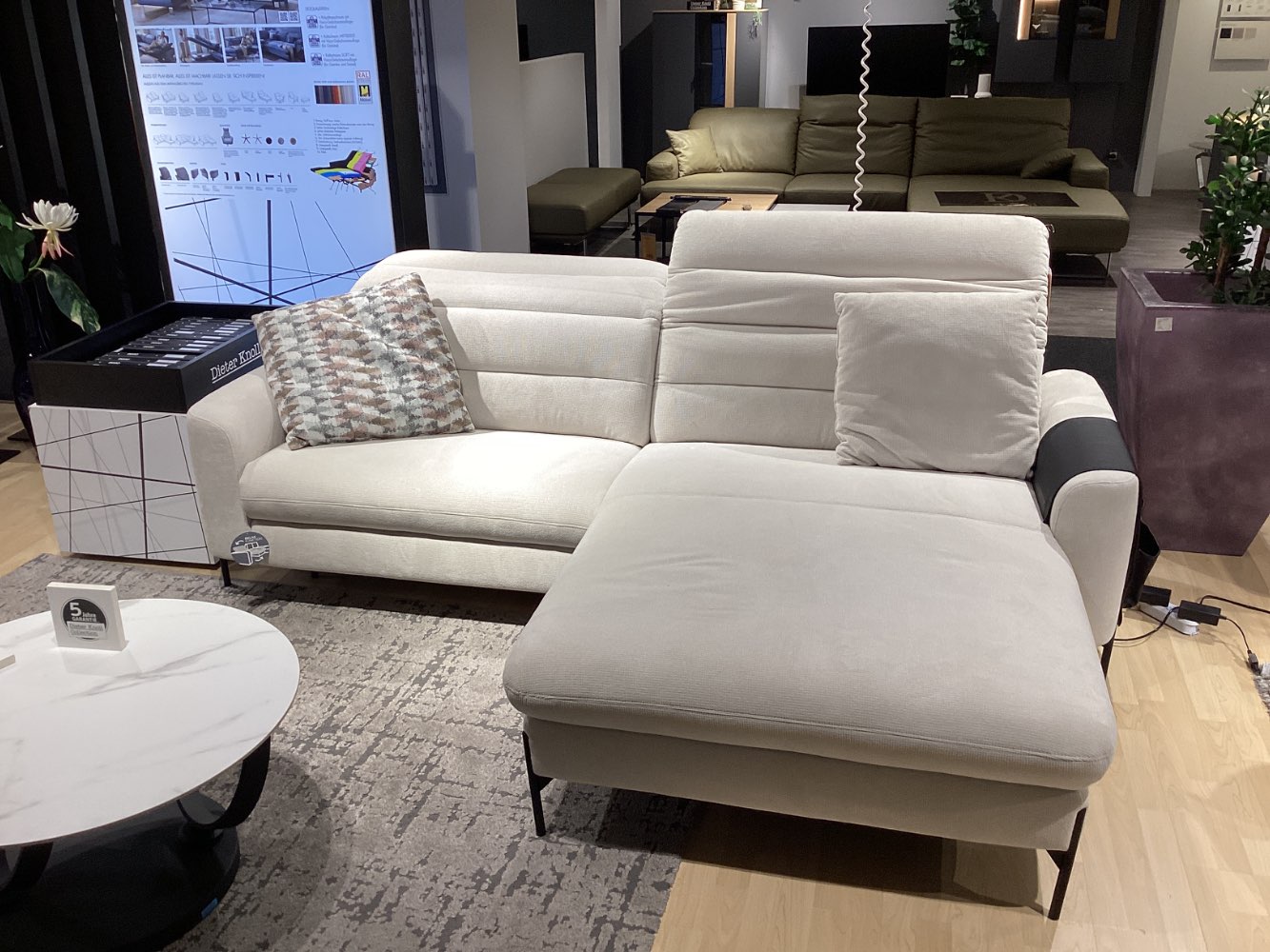 Möbel Ecksofa Dieter Knoll Atlanta Stoff beige XXXLutz Hirschaid