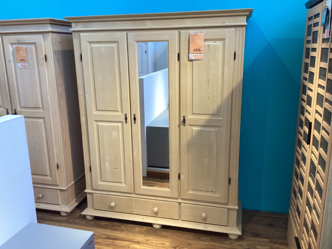 Möbel Landscape Bauernschrank Salzburg 3Trg. Fichte massiv XXXLut