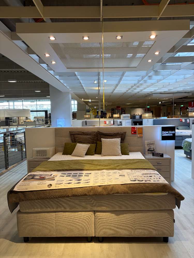 MÖBEL, DIETER KNOLL, BOXSPRINGBETT, LGF. 180×200 , GRAU, XXXLUTZ