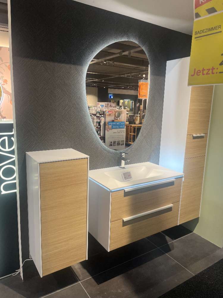 Möbel, Badezimmer Holzoptik/Weiß, XXXLutz