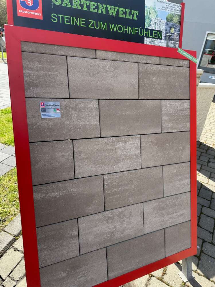 Trendline Pflaster 40x20x8 cm Cappucino (1.Wahl/Bestellware)