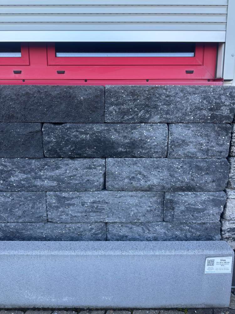 Eifel Mauer 50x25x14 cm anthrazit nuanciert