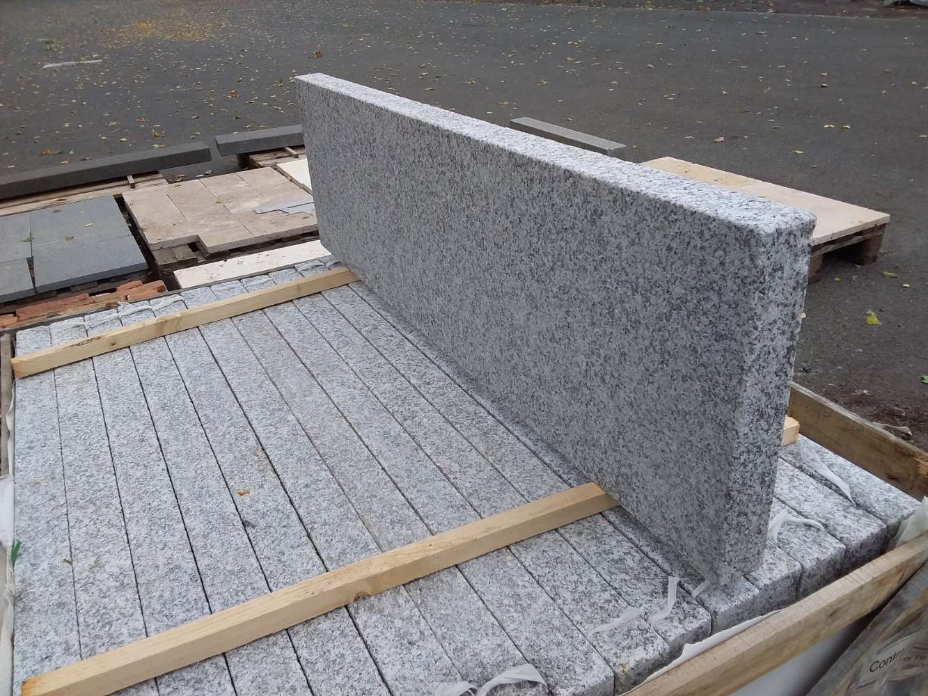 Granit Leistensteine 5x30x100 grau Naturstein Outlet