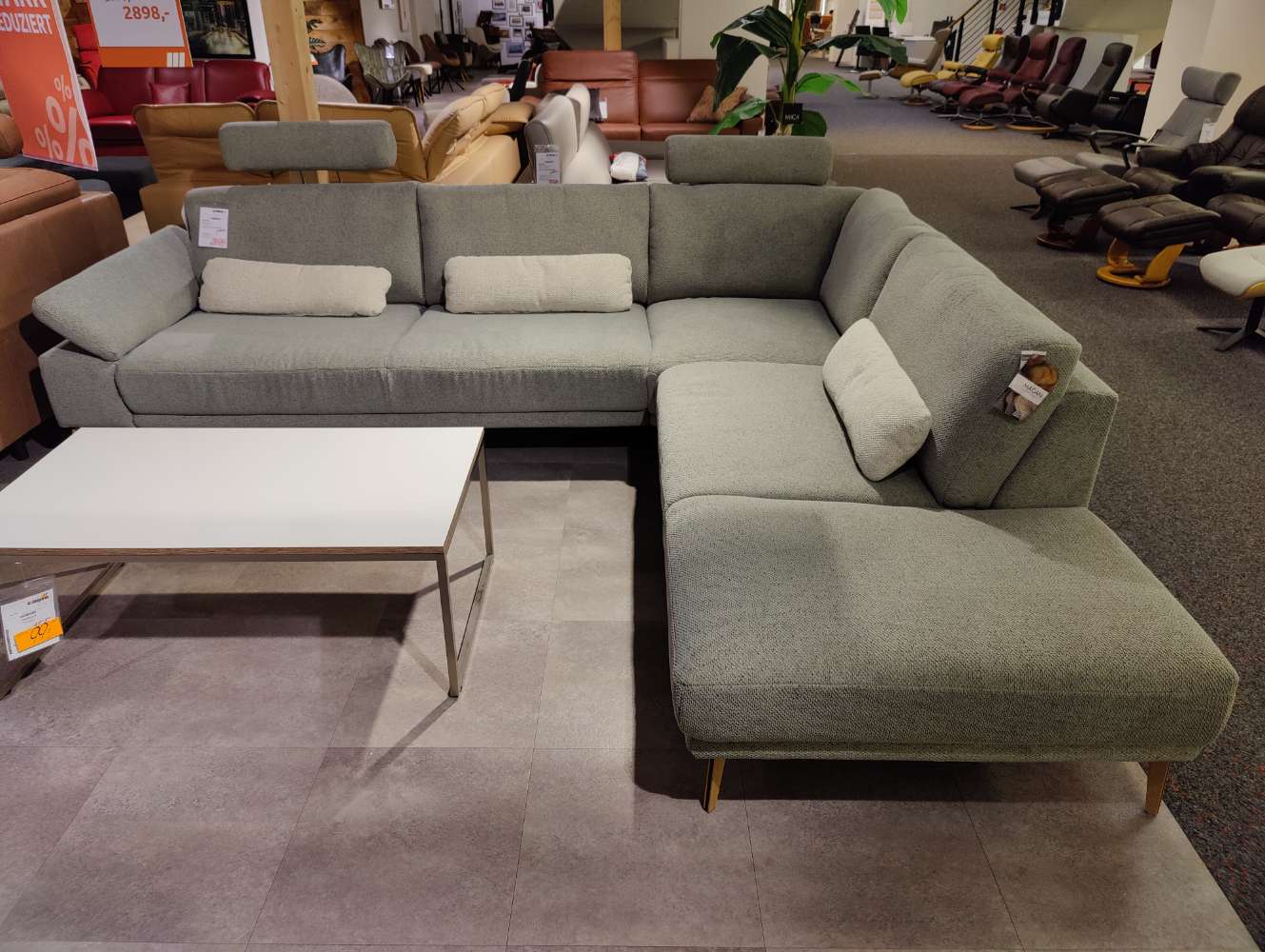 Ecksofa – Garnitur – Couch – Sofa – mit Motor