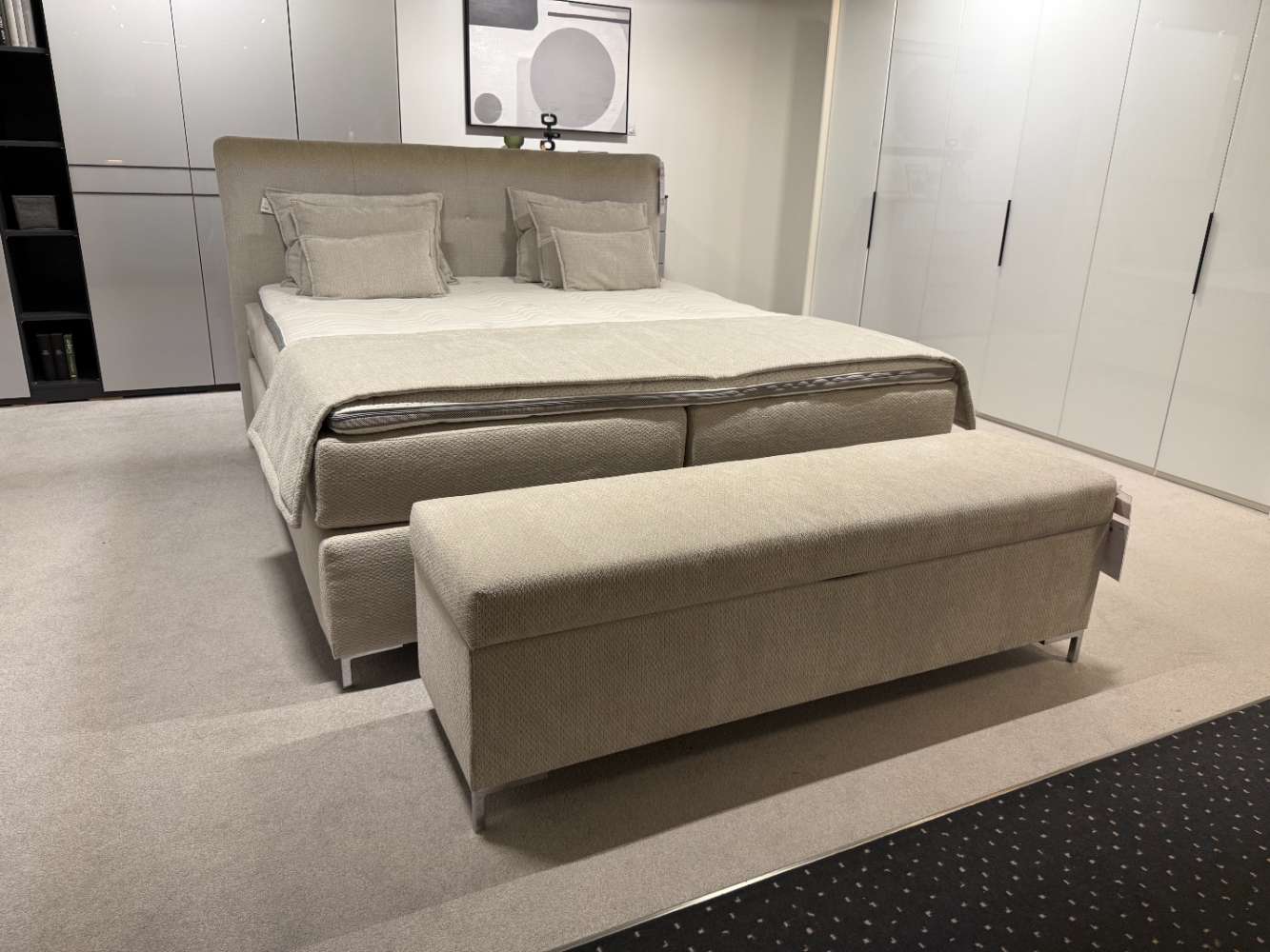 Boxspringbett mit Bettbank