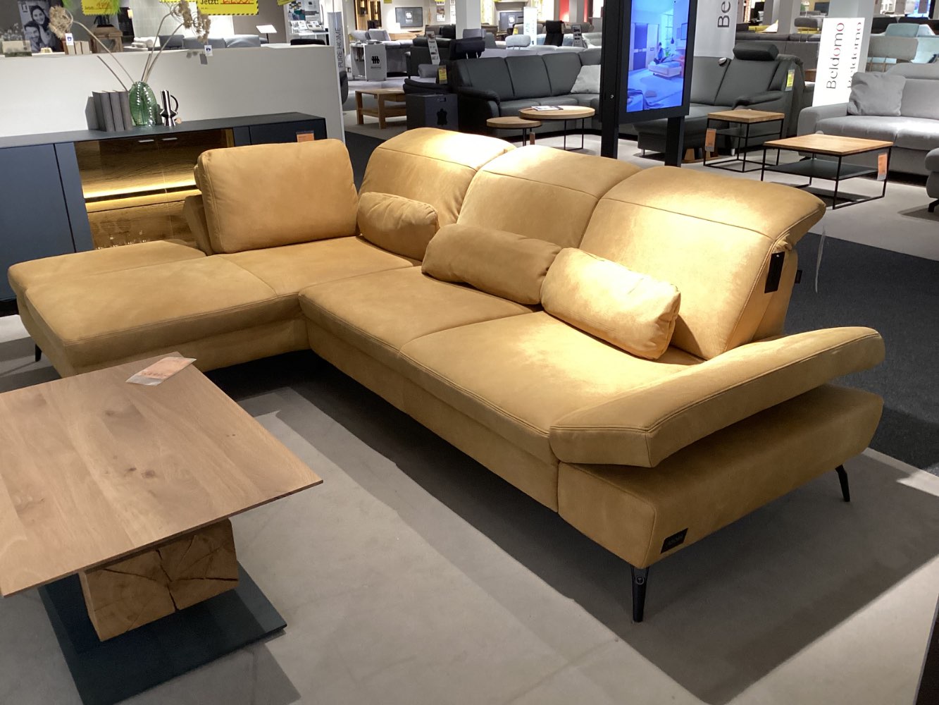 Möbel,JOOP! Ecksofa Studio Sofa 002,314x214cm,Kurkuma,XXXlutz