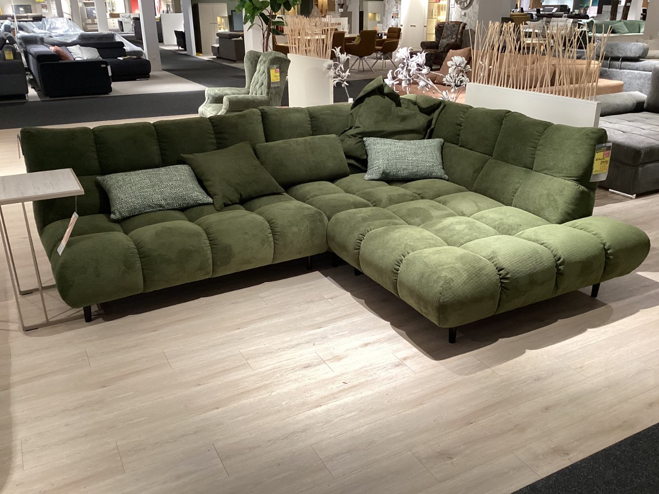 Möbel,Ecksofa Pure 9135,288x215cm,grün,XXXlutz