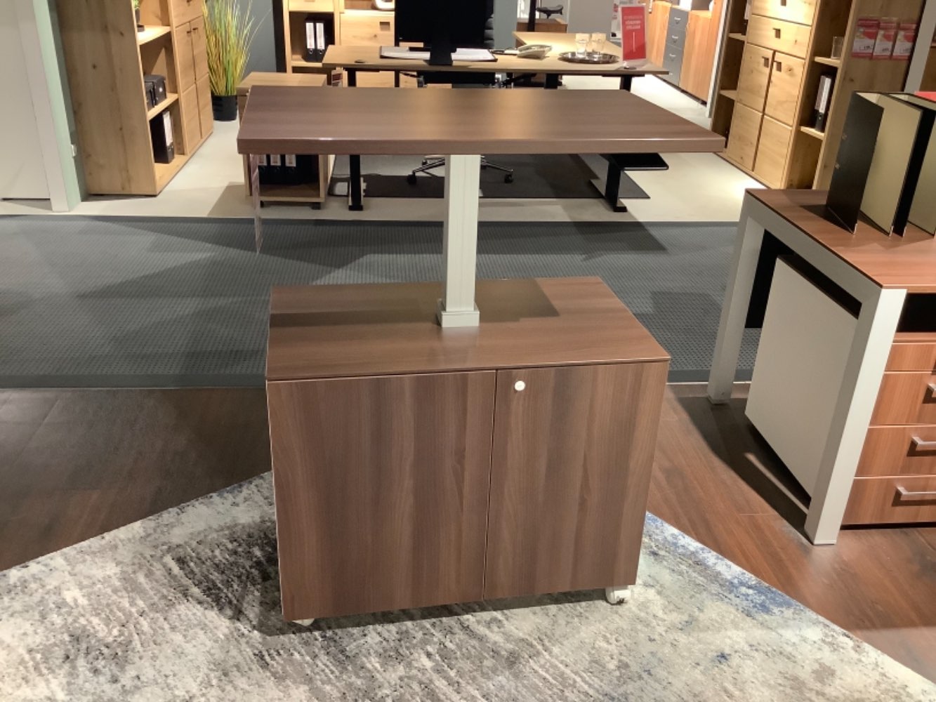 Anstellcontainer mit Rollen