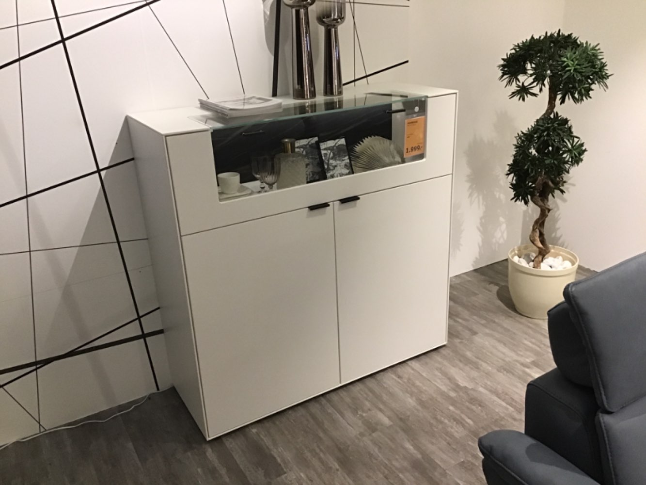 Möbel Highboard Montesa Dieter Knoll Lack Weiß XXXLutz Hirschaid