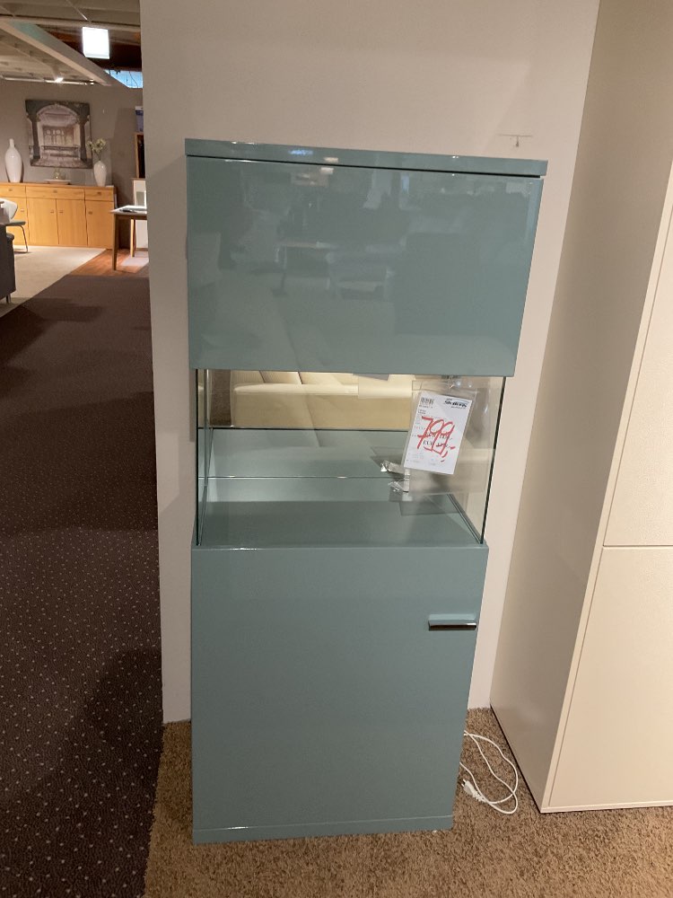 Vitrine Vienna RMW Lack agave Hochglanz