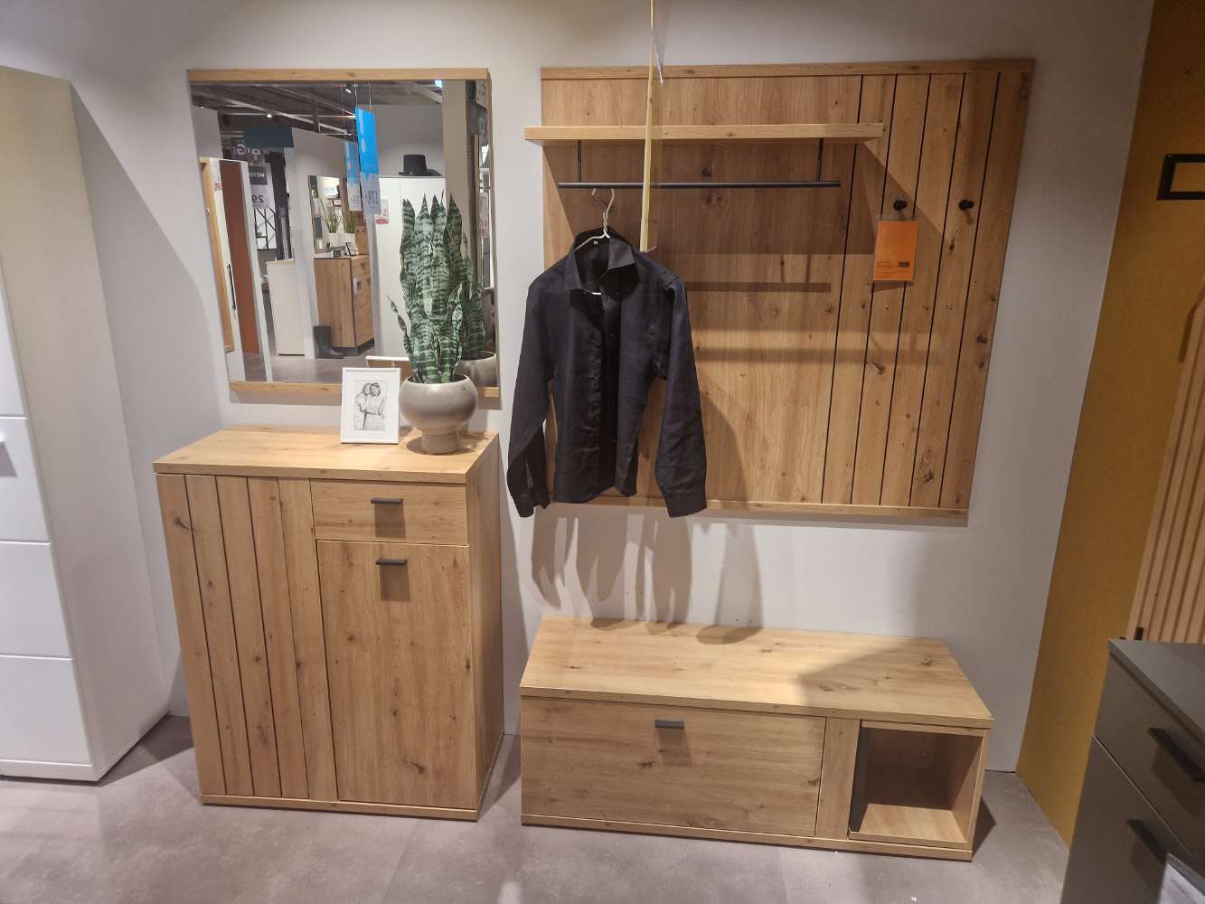 Möbel-Garderobenset-Eichefarben-XXXLutz