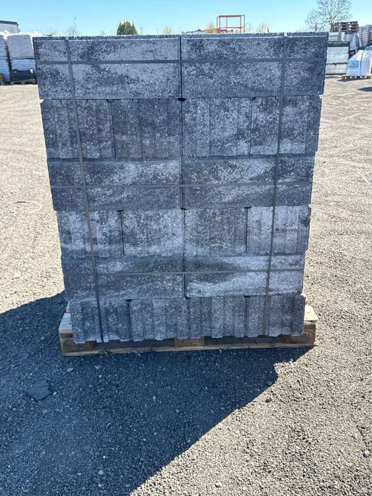 Terrasto Maxi Mauer 50x25x20 cm anthrazit-weiß (2.Wahl)