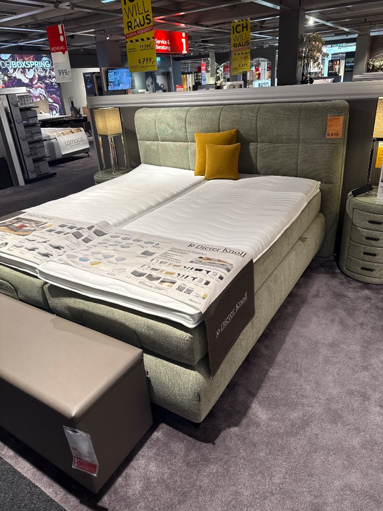 Boxspringbett, Dieter Knoll, 180x200cm, XXXLutz