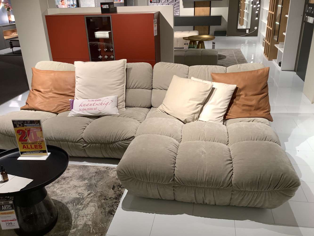 Polstergarnitur Elementgruppe Sofa Artis