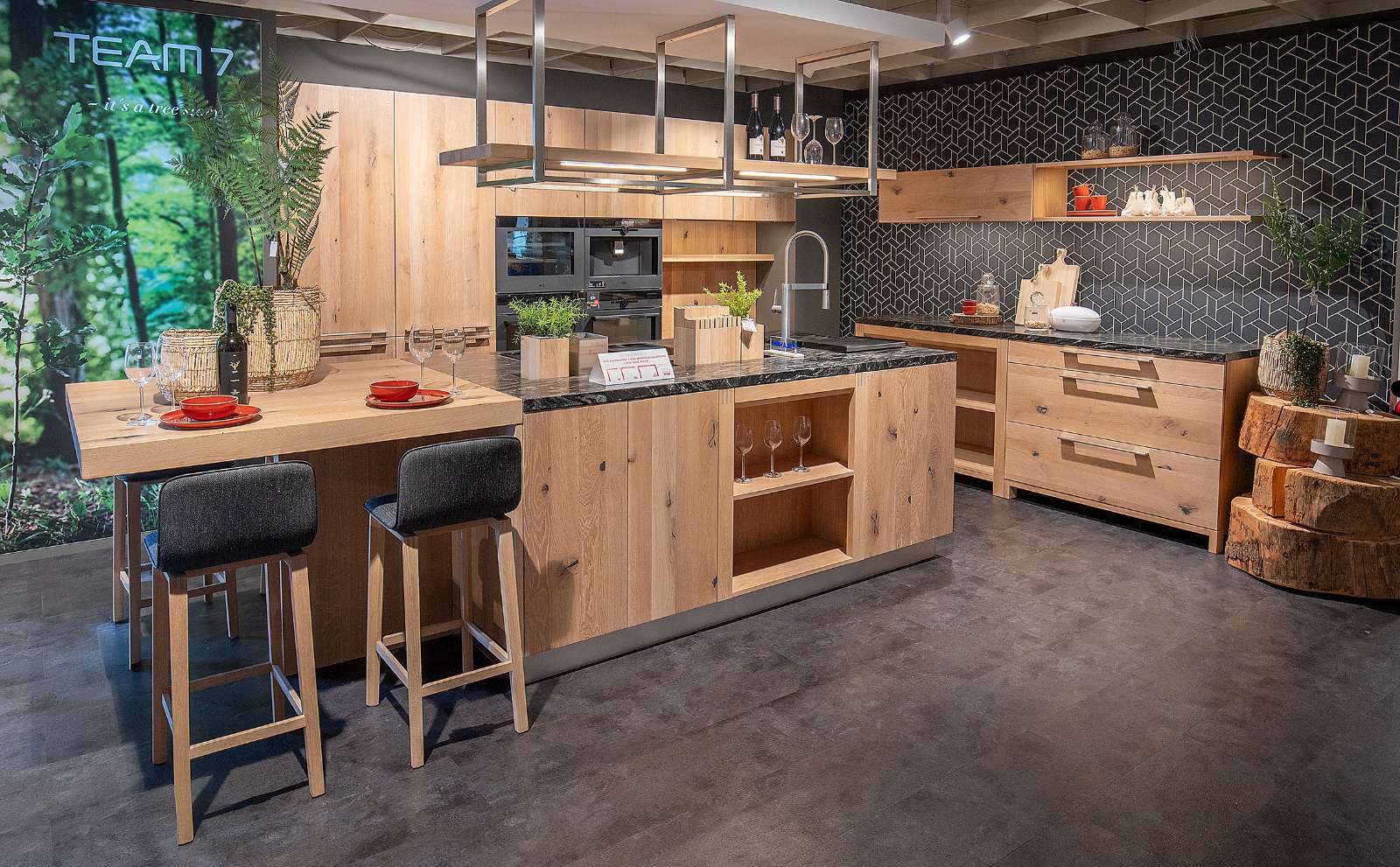 TEAM 7 Massivholz Küche