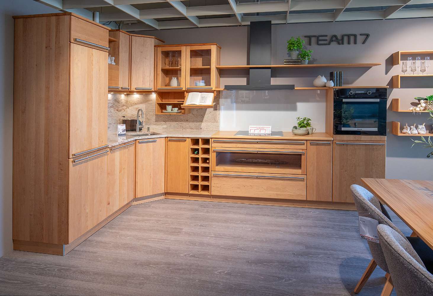 Massivholzküche Team 7 & Miele