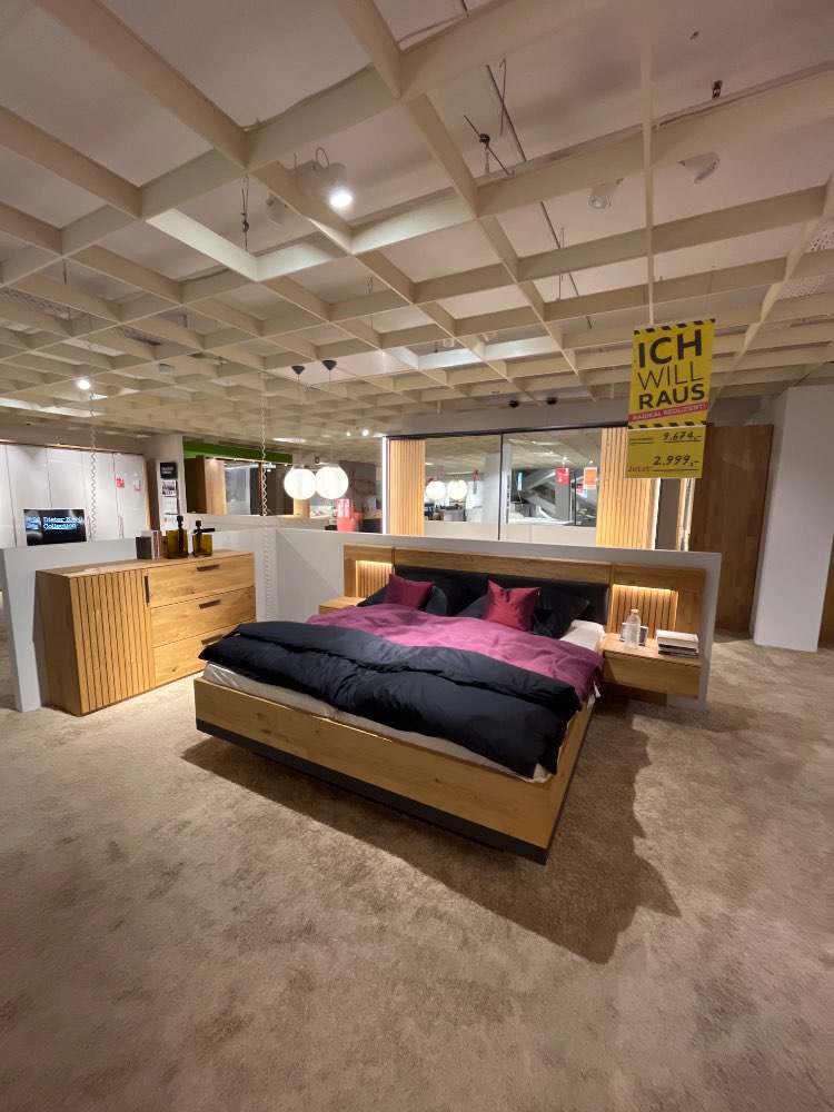 Möbel Schlafzimmer komplett Linea natura Rubea