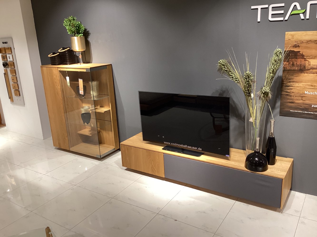 MöbelWohnwand Filigno Team 7 Eiche Natur XXXLutz Hirschaid