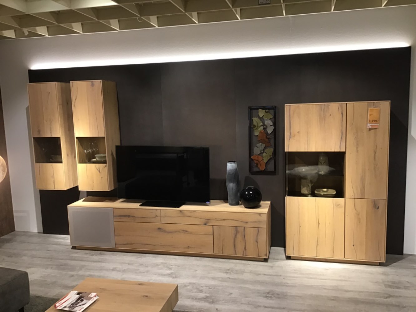 Möbel Wohnwand Puro Balkeneiche Anrei XXXLutz Hirschaid