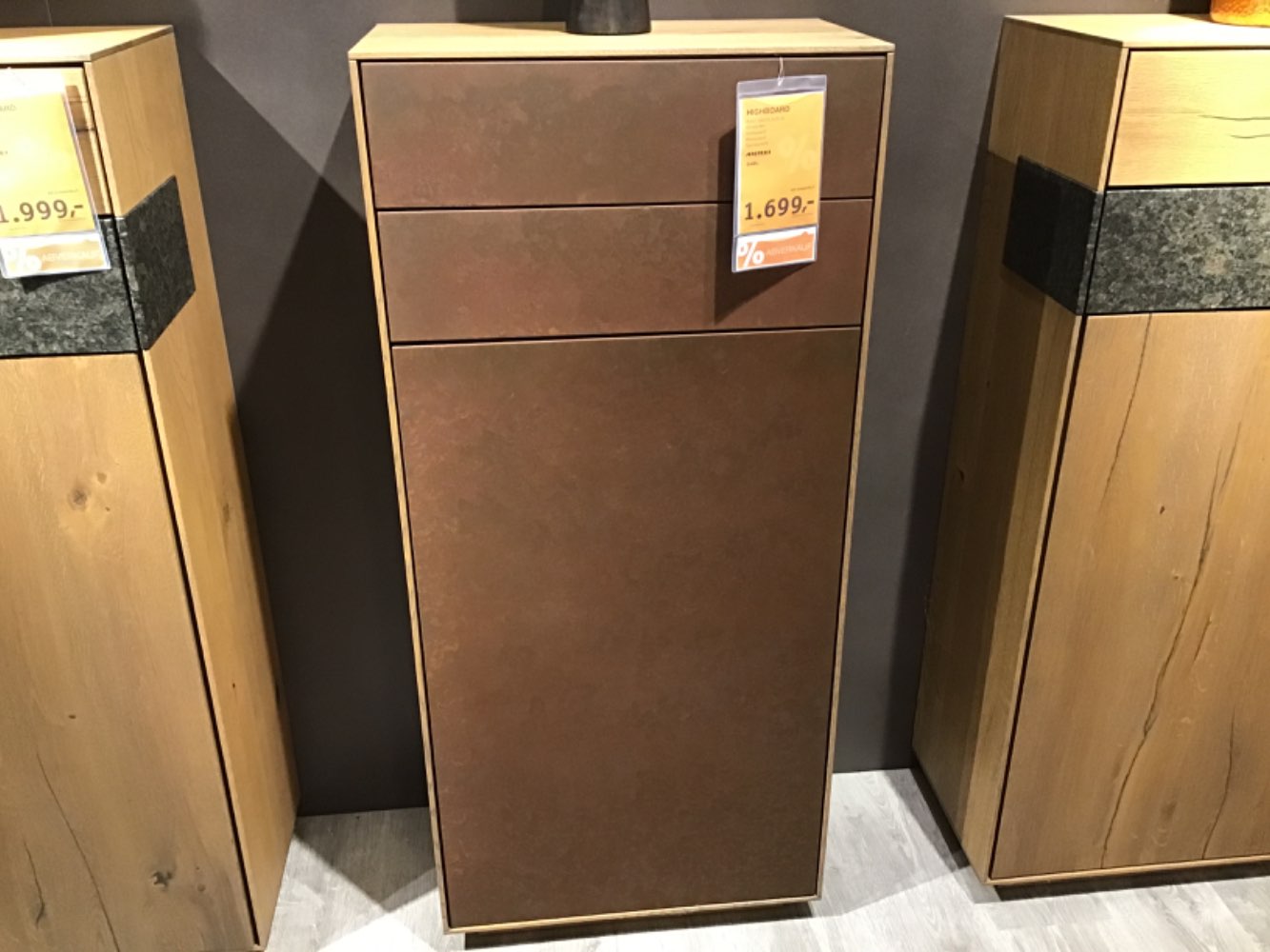 Möbel Highboard Puro Asteiche Anrei XXXLutz Hirschaid