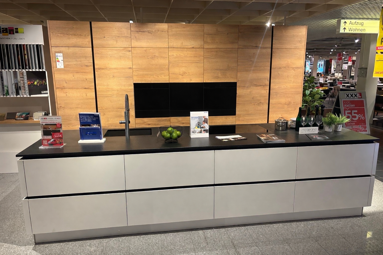 Möbel Küche, Insel- Küche, Häcker, XXXLutz Schweinfurt