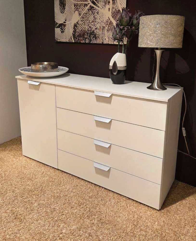 Kommode 1 Drehtür und 4 Schubkästen