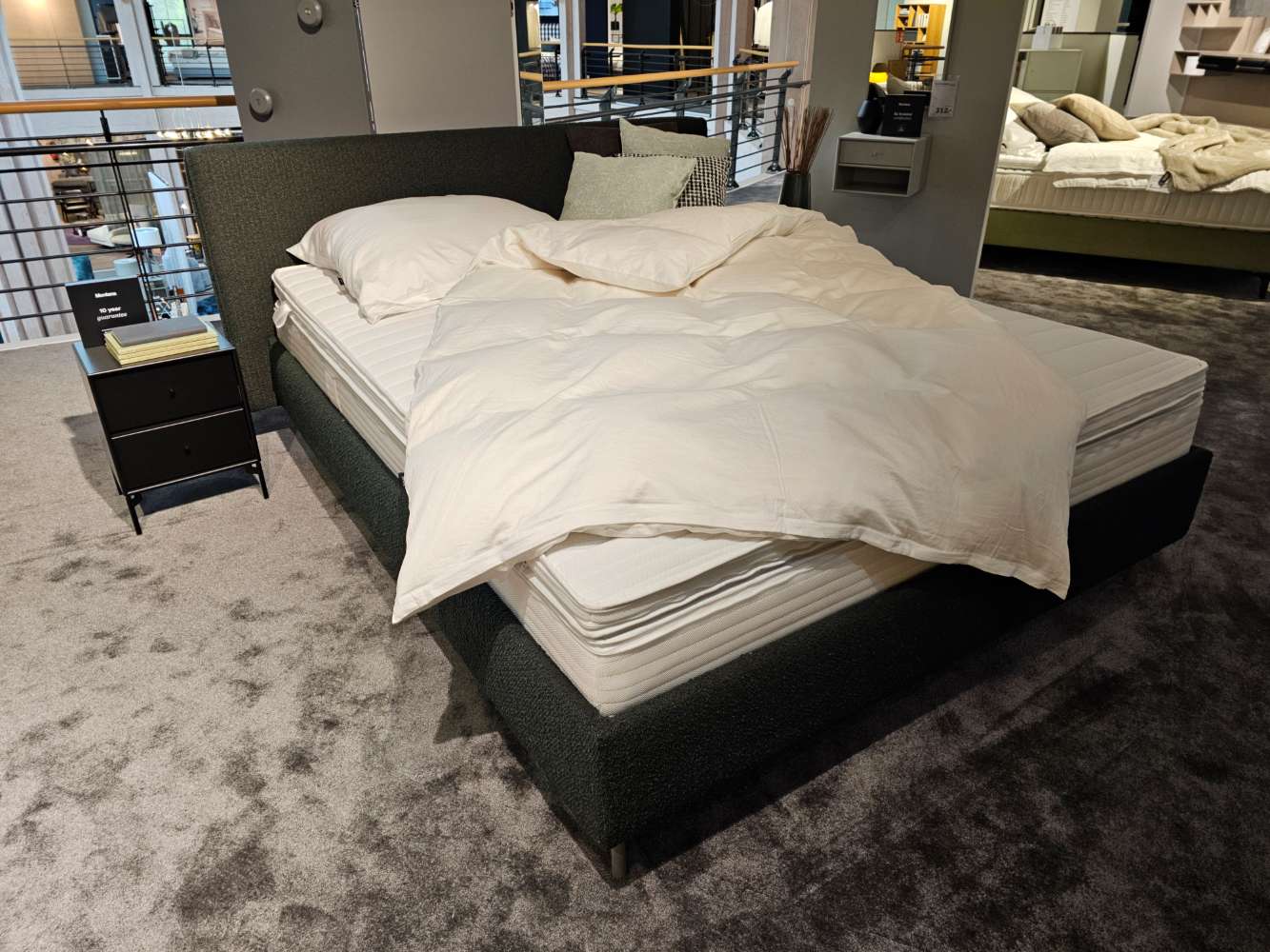 Möbel, Sitzwerke Polsterbett Sunset inkl. Fine Matratzensystem