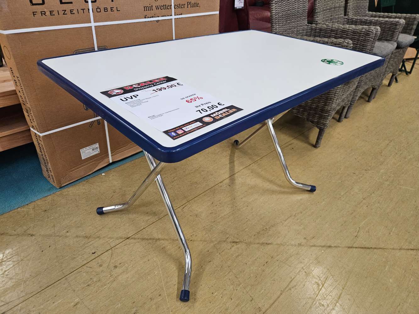 Garten/Scherenklapptisch Nizza 110x70cm