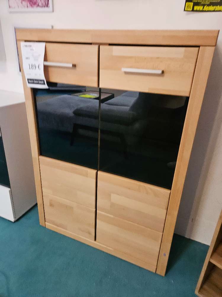 Vitrine Kernbuche teilmassiv statt 329€