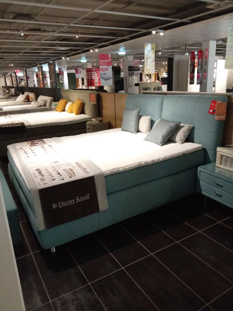 Boxspringbett,Dieter Knoll,DreamDeluxe,Blau,180x200cm,XXXLutz