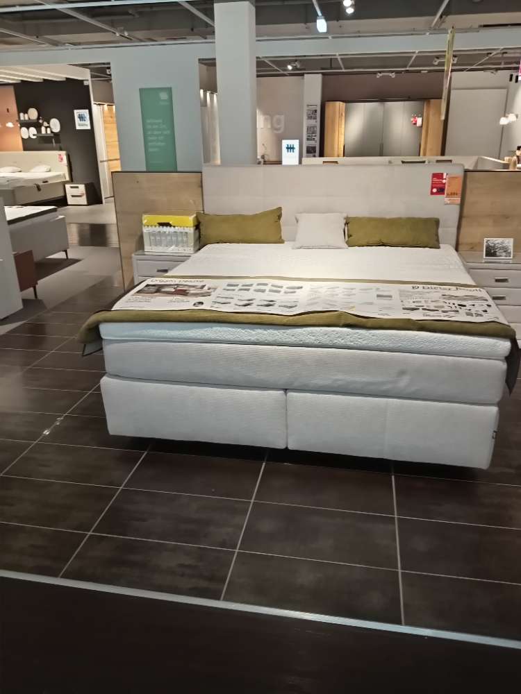 Boxspringbett,Dieter Knoll,DreamDeluxe,Grau,180x200cm,XXXLutz