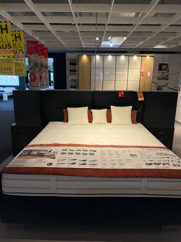 MÖBEL, DIETER KNOLL, BOXSPRINGBETT, LGF. 180X200, XXXLUTZ