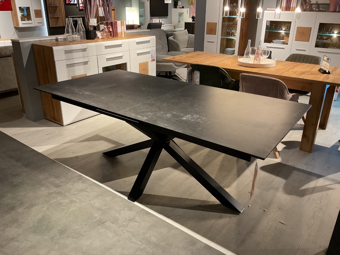 XXXLutz Ausstellungsstück Möbel Esstisch Nathan grau Keramik