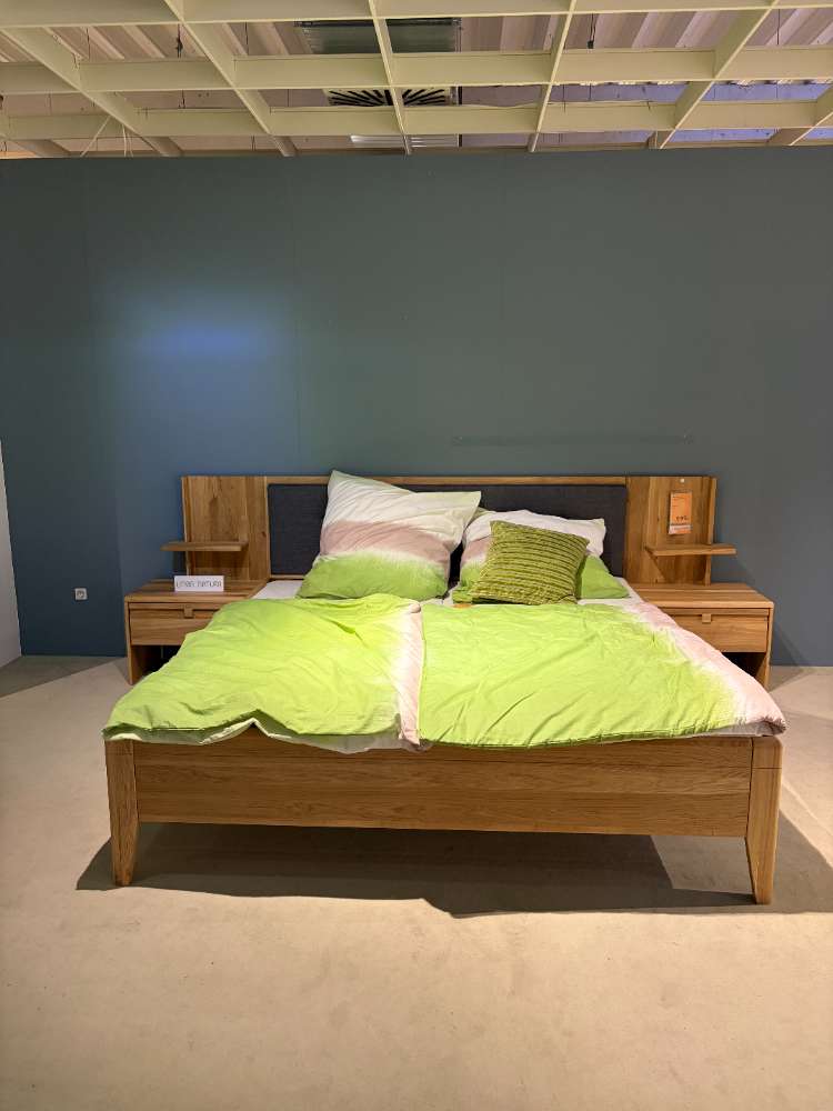 MÖBEL, LINEA NATURA , BETT, LGF 180X200 CM, EICHE MASSIV, XXXLUTZ
