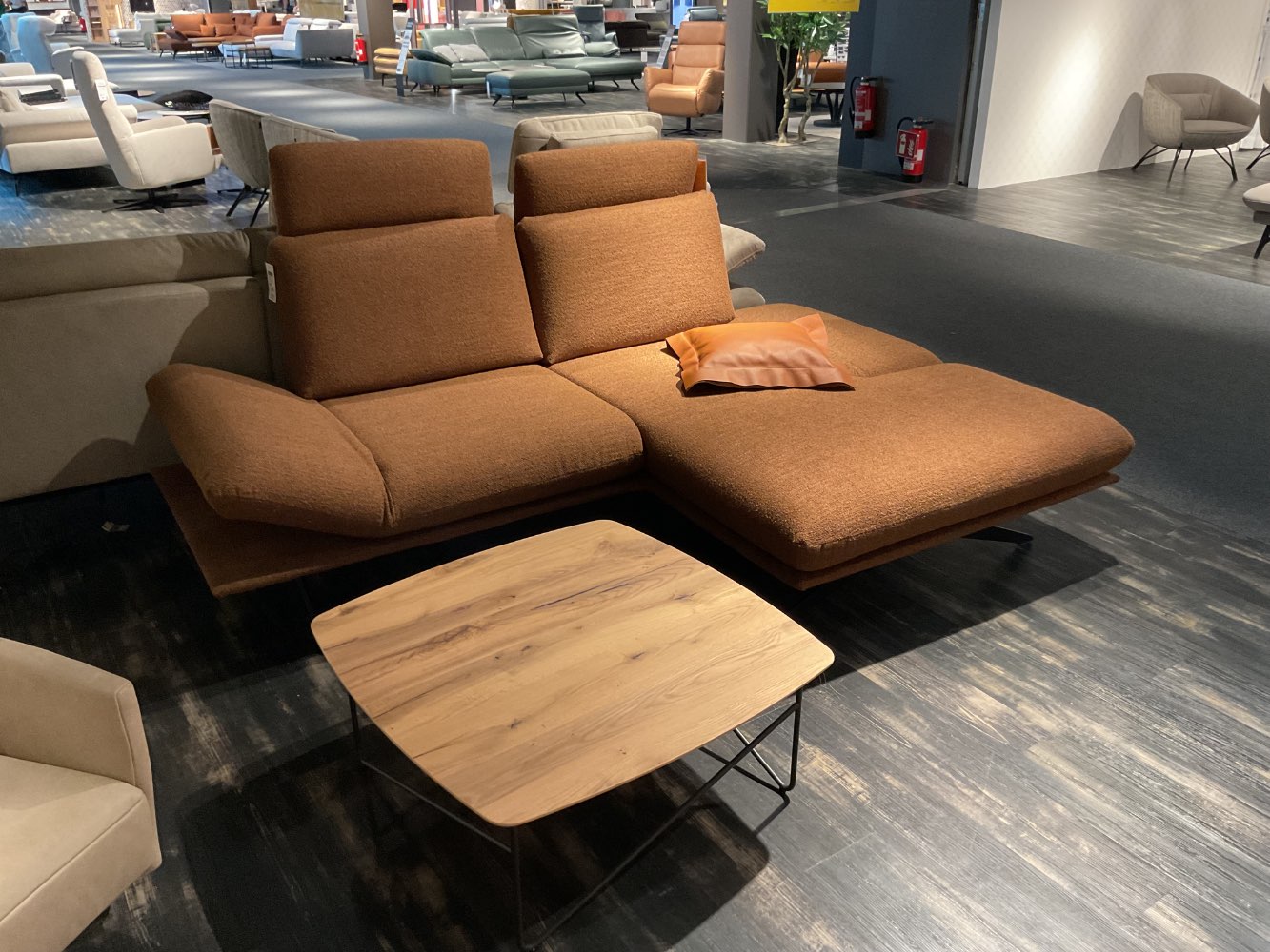 XXXLutz Ausstellungsstück Möbel Ecksofa Forino braun