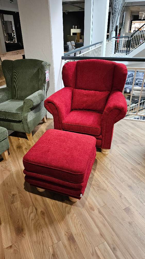 Ohrensessel mit Hocker Colonial Living von GUTMANN