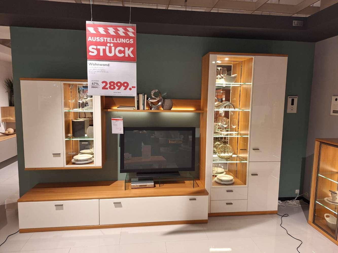 Wohnwand Mondo Amera ca. 330x218x55cm