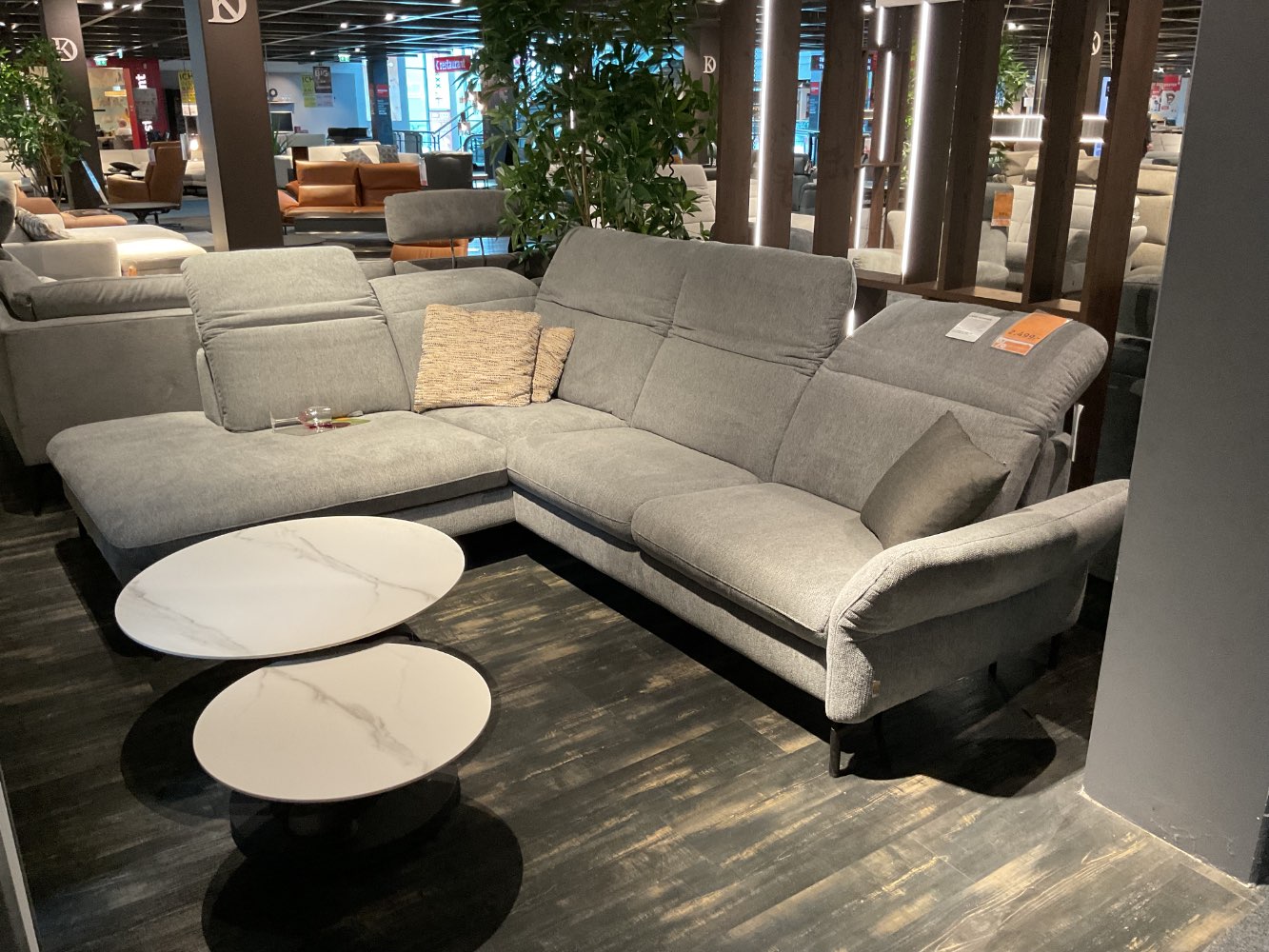 XXXLutz Ausstellungsstück Möbel Ecksofa Atlanta Dieter Knoll grau