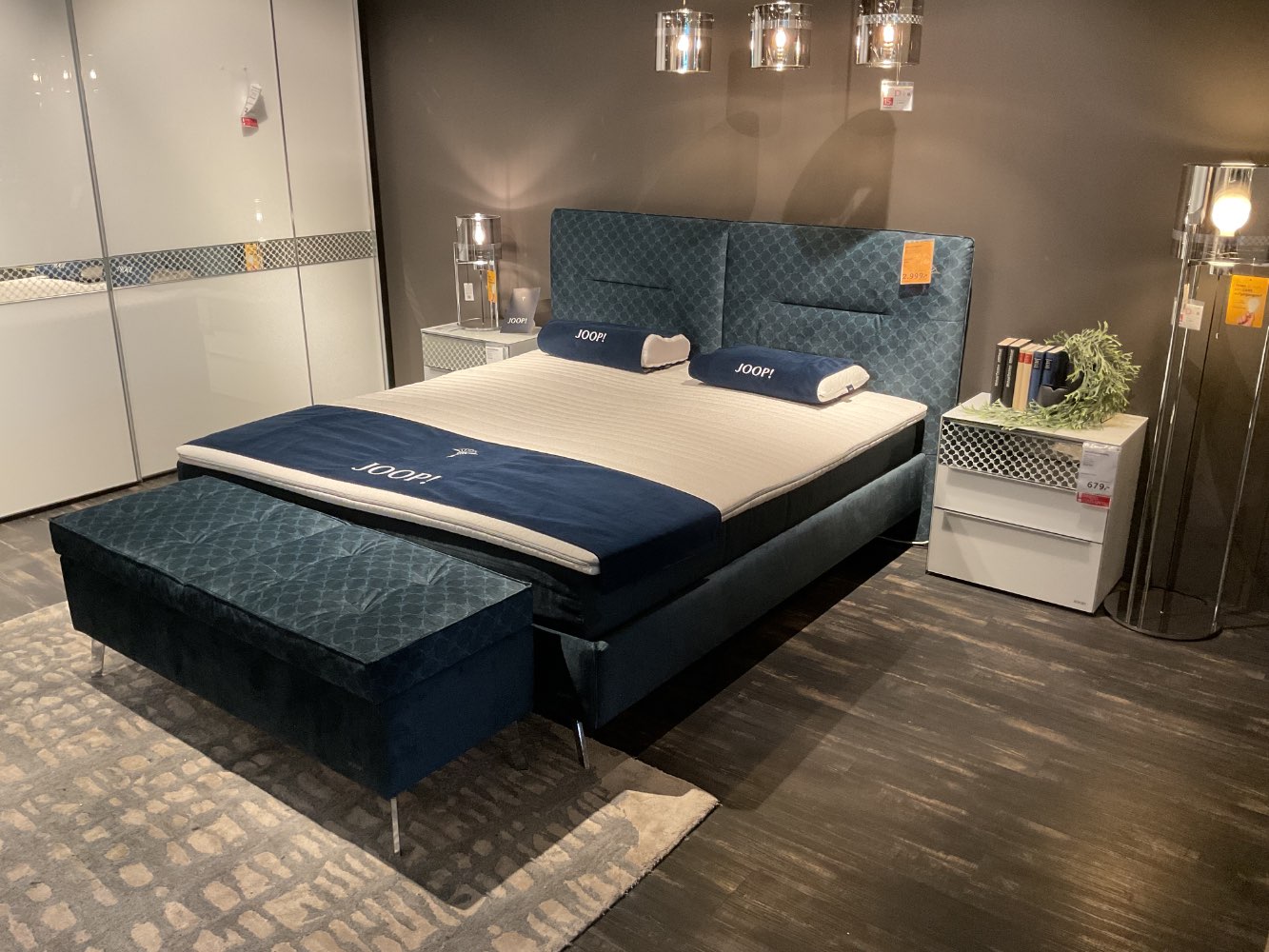 XXXLutz Ausstellungsstück Möbel Polsterbett Select JOOP! Blau