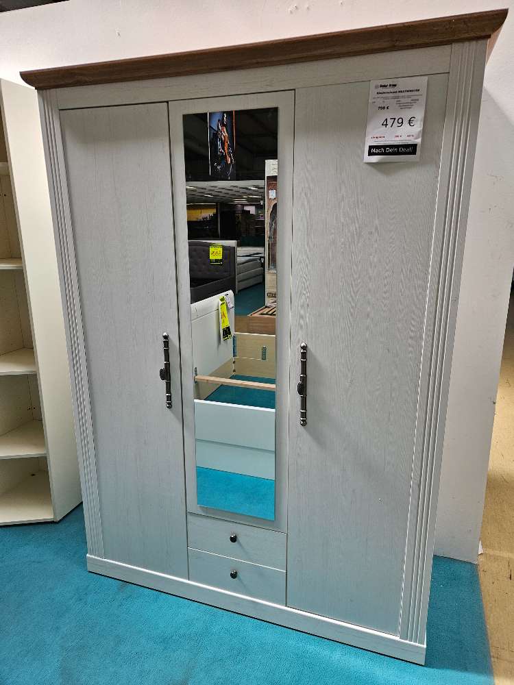 Kleiderschrank Westminster Pinie Weiß statt 799€