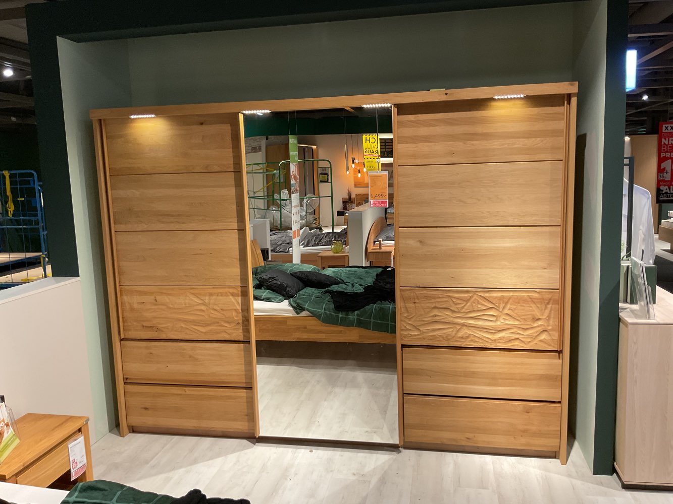 XXXLutz Ausstellungsstück Möbel Schwebetürenschrank Vitus Eiche